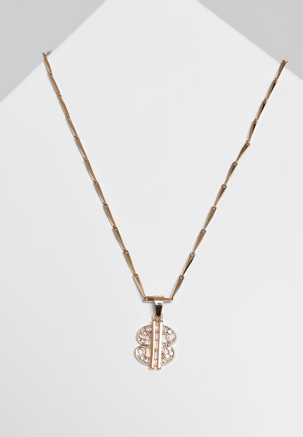Urban Classics Accessoires Dollar necklace - gold color