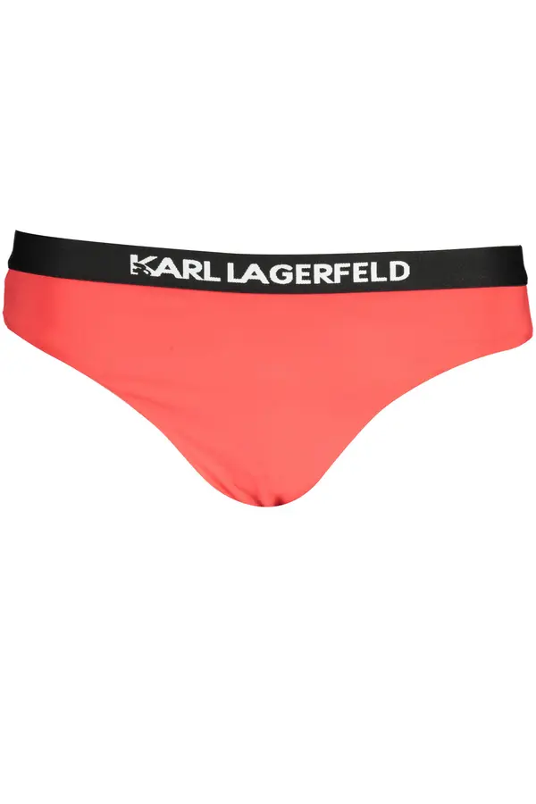 KARL LAGERFELD BEACHWEAR Долнище на бански Karl Lagerfeld, червено