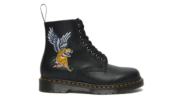 Dr Martens Dr. Martens 1460 Embroidered Leather Ankle Boots