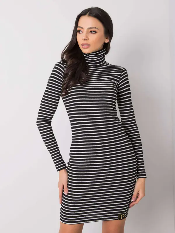 RUE PARIS Dress-288-SK-0911375.92P-black-silver