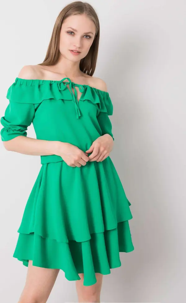 RUE PARIS Dress-CHA-SK-0526.23P-green