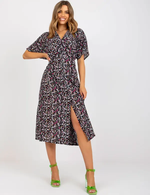 RUE PARIS Dress-CHA-SK-0845-4.06-black