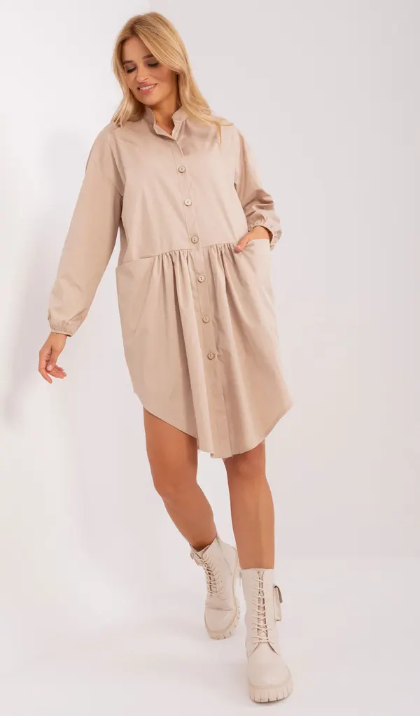 ZULUNA Dress-CHA-SK-1027-2.68-beige