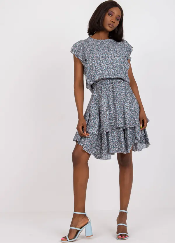 RUE PARIS Dress-CHA-SK-2238-2.75P-dark blue