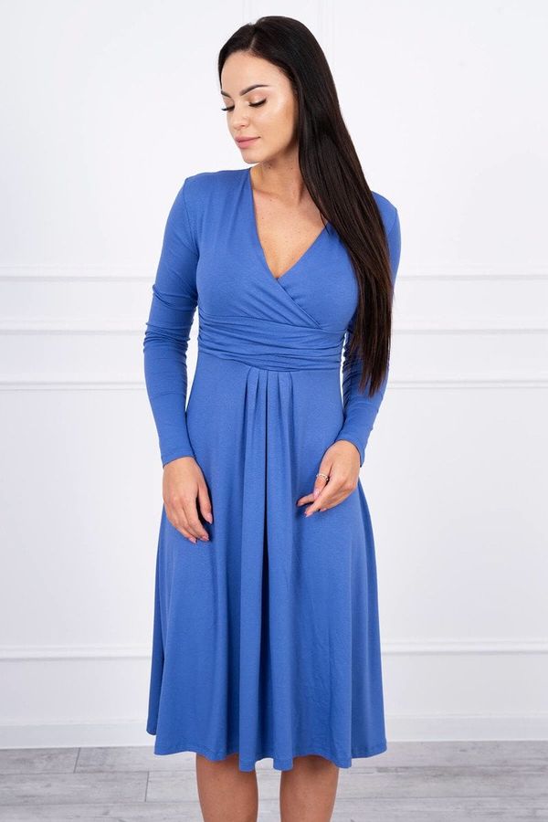 marka niezdefiniowana Dress cut below the bust, long-sleeved jeans