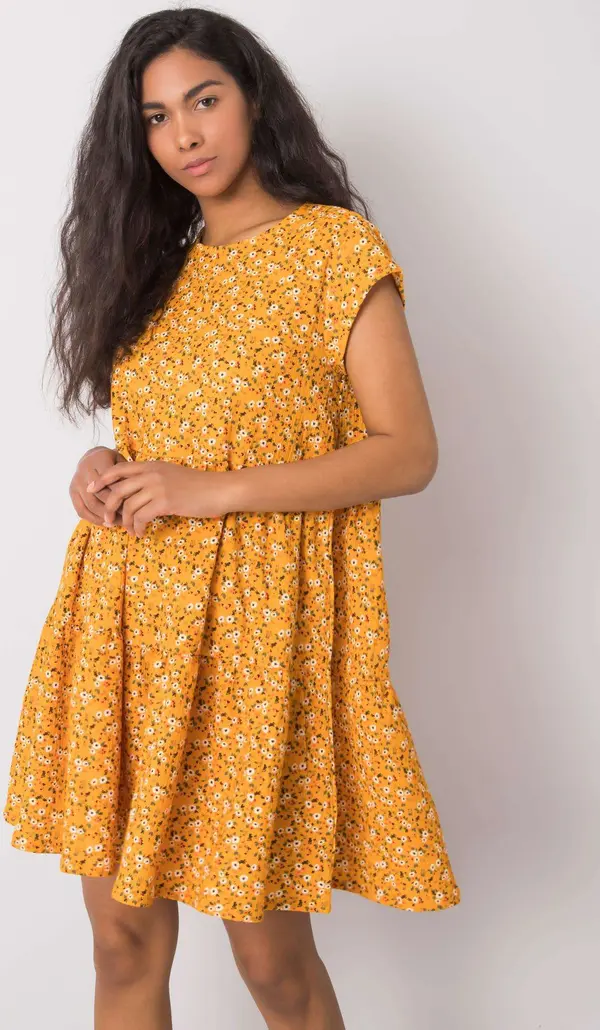 Factory Price Dress-D50051Z30268-dark yellow