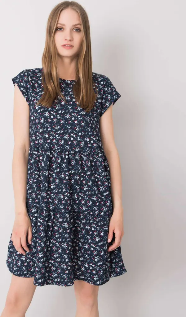 Factory Price Dress-D50051Z30268-navy blue