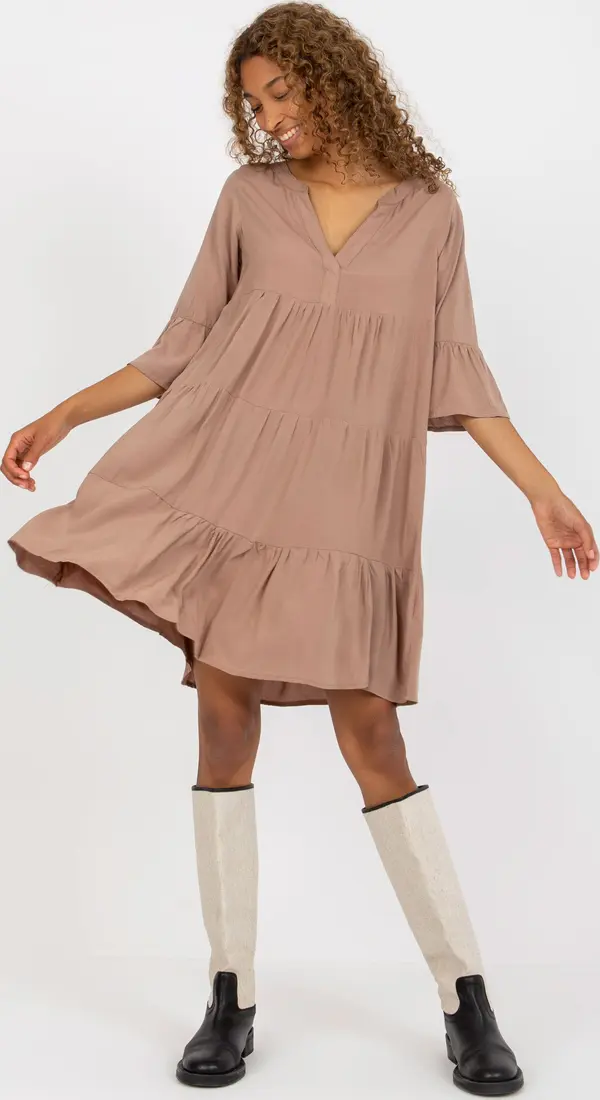 Sublevel Dress-D73761M30214A3-dark beige