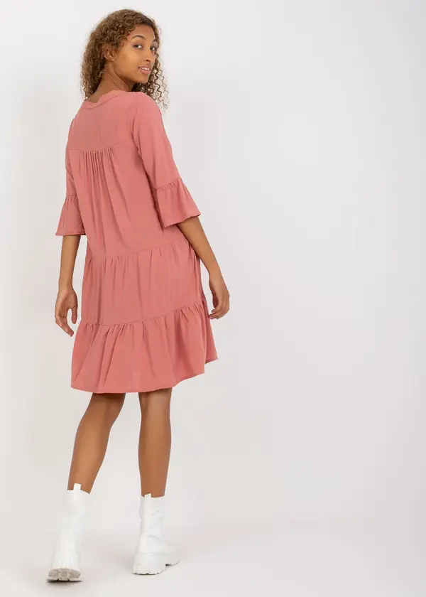 Sublevel Dress-D73761M30214A3-dark pink