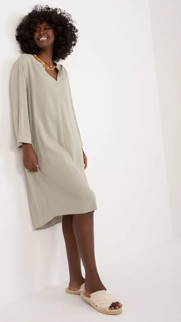 Sublevel Dress-D73761M30430A-khaki