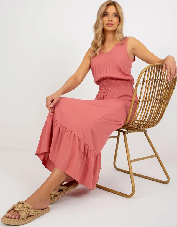 Fresh Made Dress-D73761R30391A-dark pink