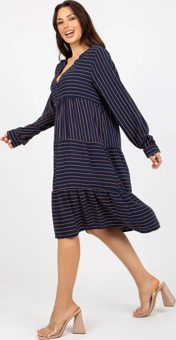 Sublevel Dress-D73771M30361A2-navy blue