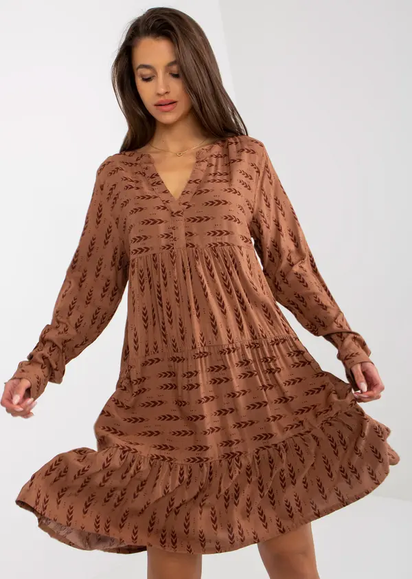 Sublevel Dress-D73771M30361A4-brown