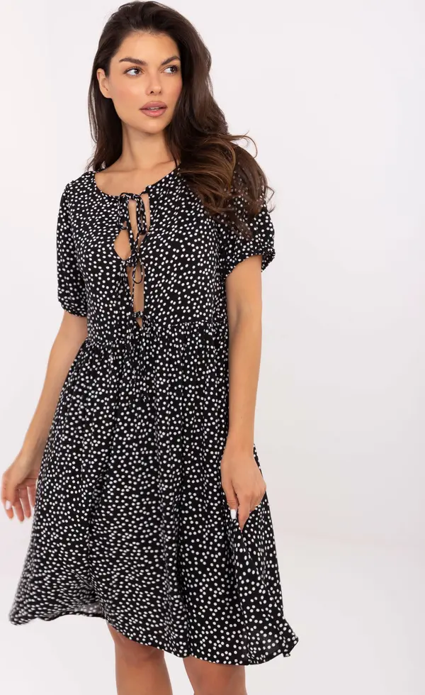 Sublevel Dress-D73771M30466A-black-white