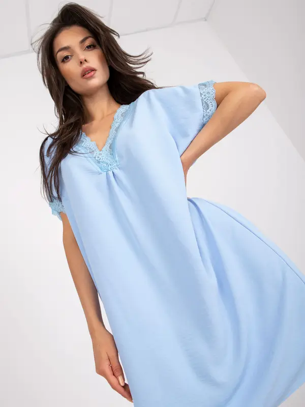Italy Moda Dress-DHJ-SK-0123.60P-Light Blue