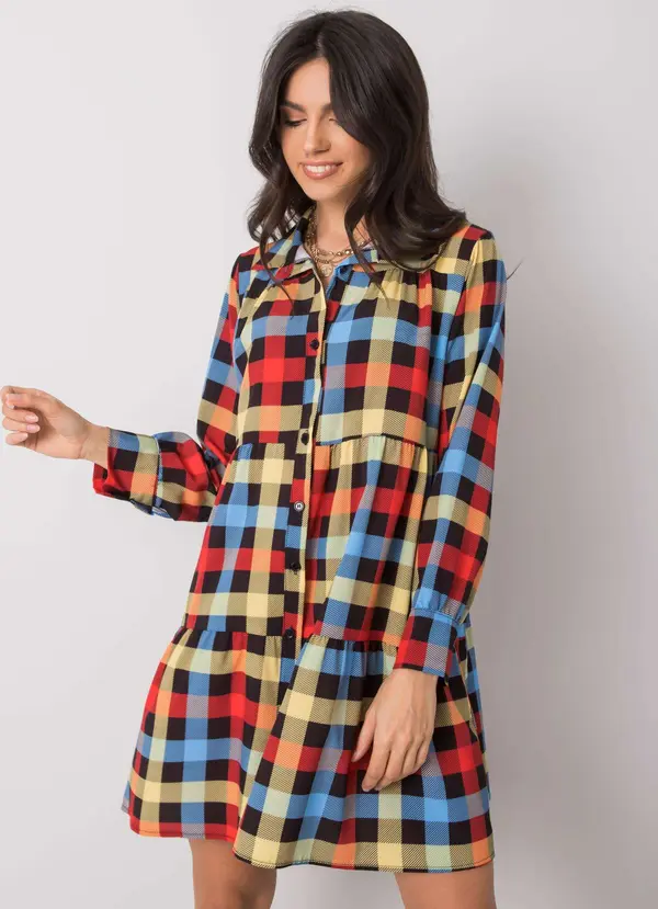 Italy Moda Dress-DHJ-SK-12808.64P-black-red