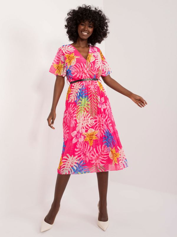 Italy Moda Dress-DHJ-SK-13162-3.90-dark pink