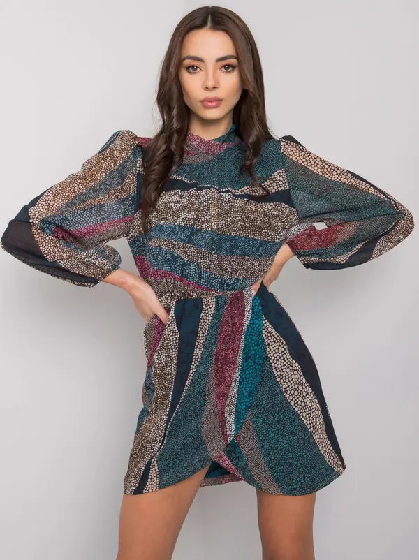 Italy Moda Dress-DHJ-SK-15265.90-Sea