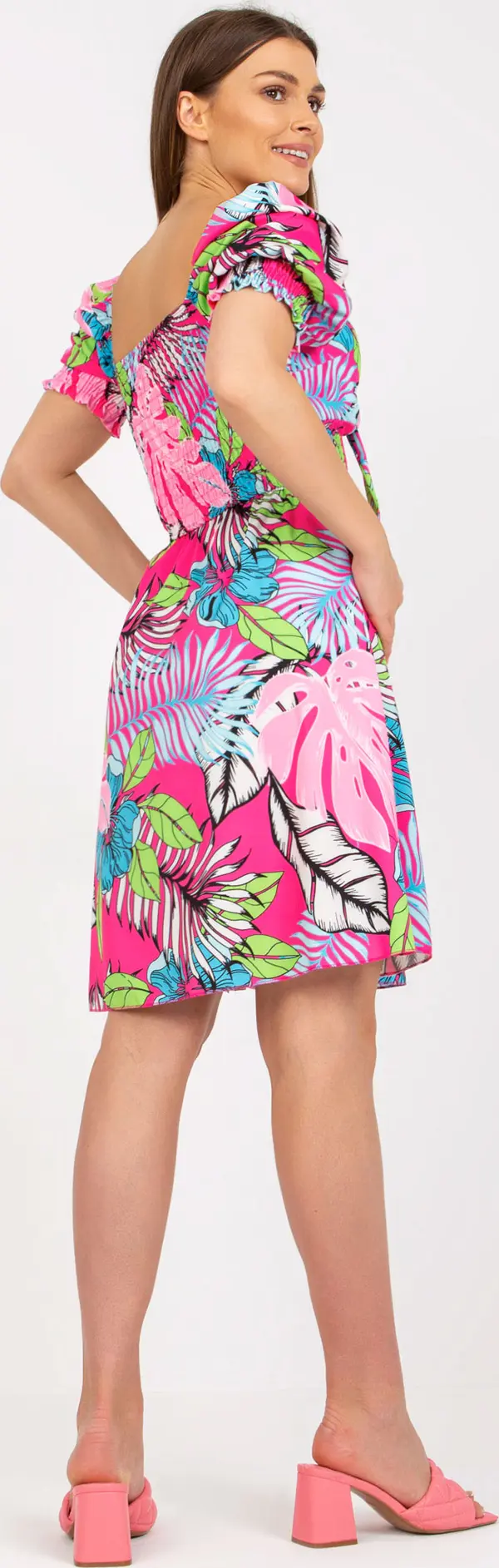 Italy Moda Dress-DHJ-SK-15836.51-Pink