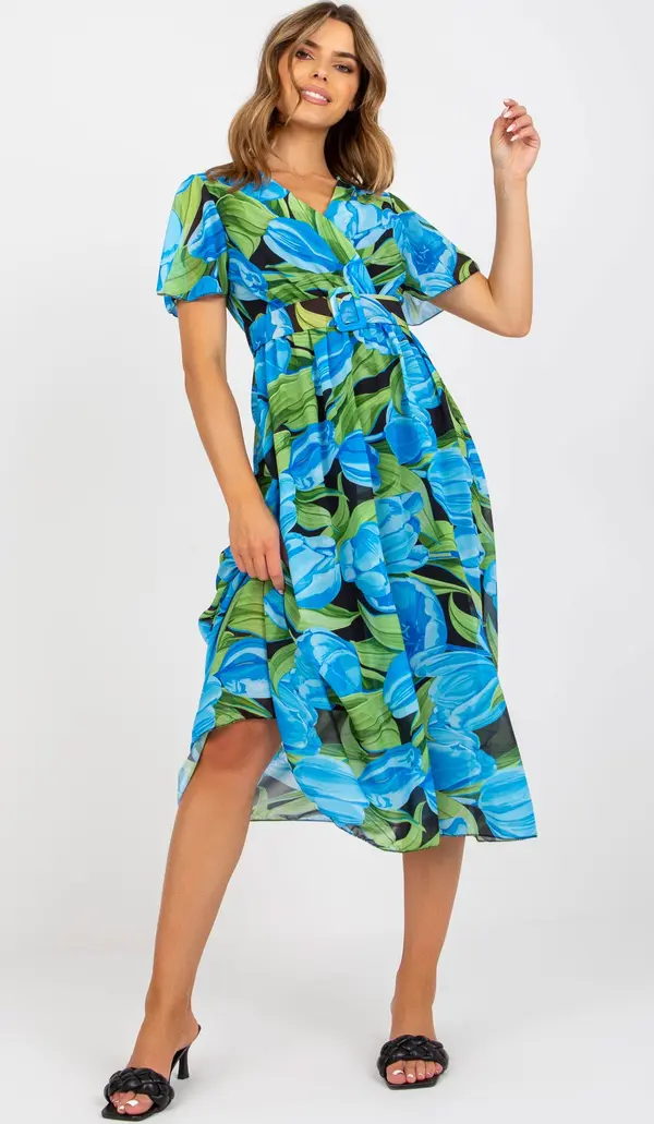 Italy Moda Dress-DHJ-SK-15967.54P-black-blue