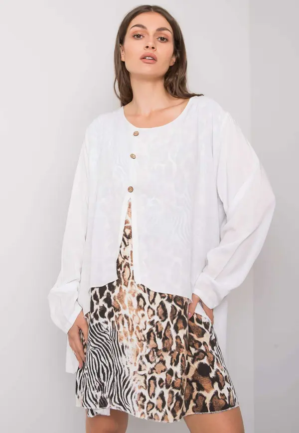 Italy Moda Dress-DHJ-SK-21451.50-white