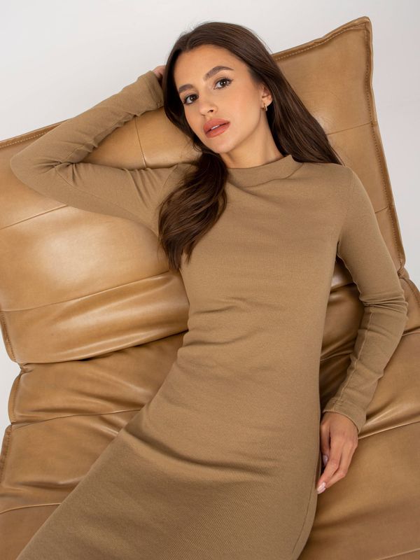 City Donna Dress-EM-SK-672.04P-dark beige