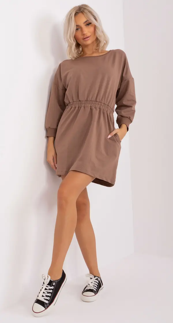 Lily Rose Dress-EM-SK-HS-21-487.41-brown