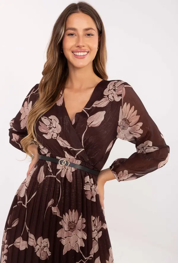 Italy Moda Dress-IT-SK-10536.18P-brown