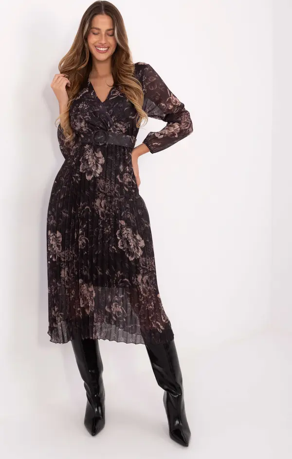 Italy Moda Dress-IT-SK-11389-2.12P-black