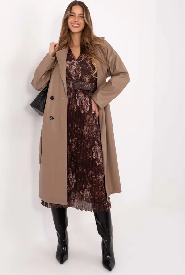 Italy Moda Dress-IT-SK-11389-2.12P-brown