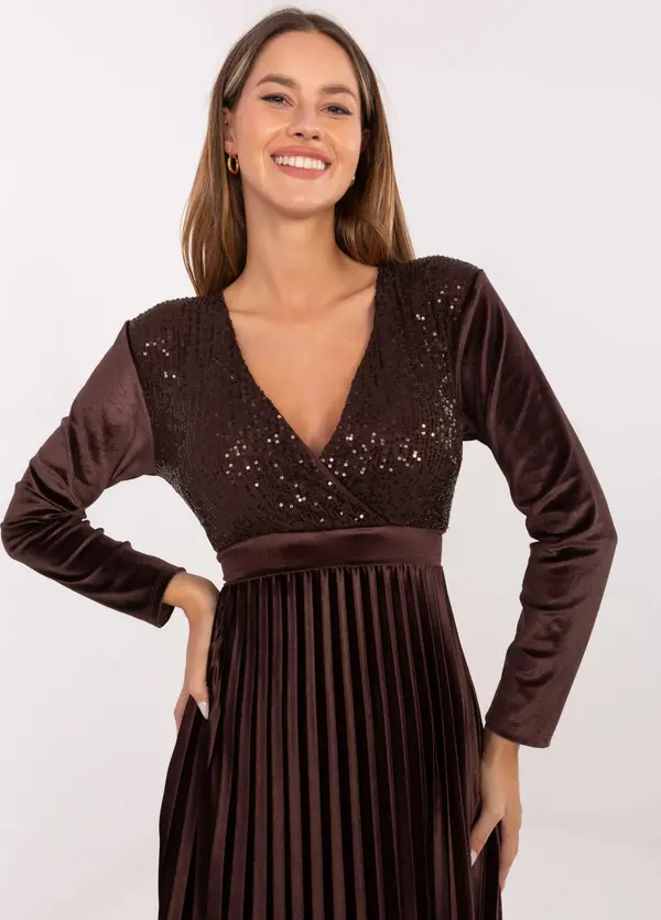 MODA ITALY Dress-IT-SK-16919.04P-dark brown