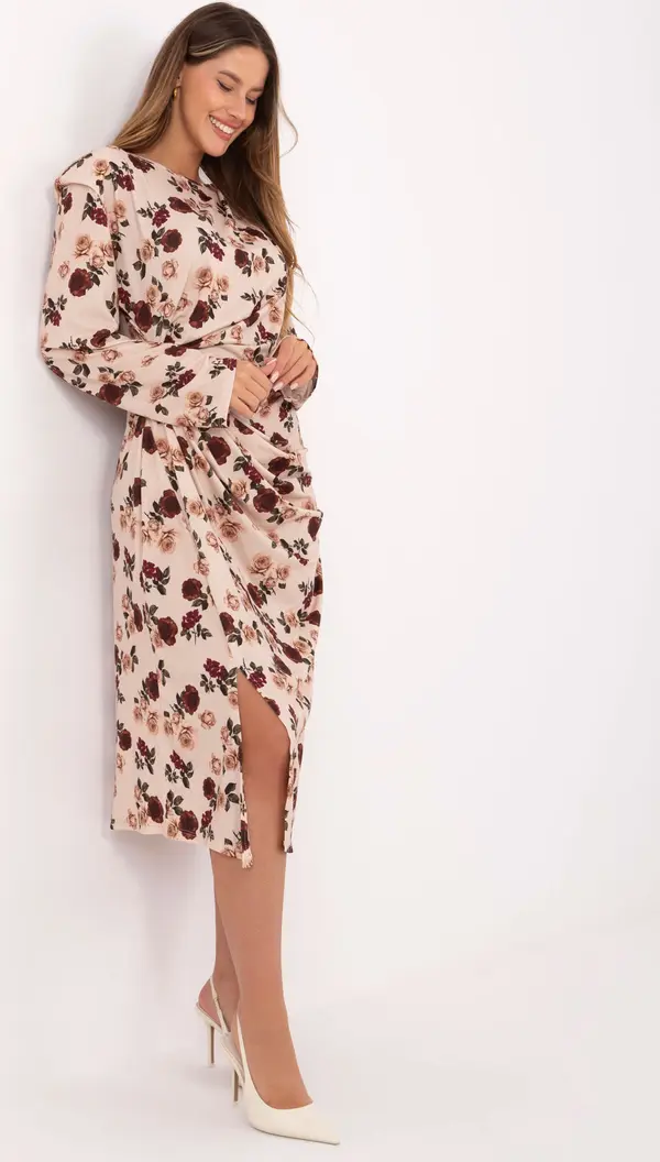 RUE PARIS Dress-IT-SK-20057-1.02-beige