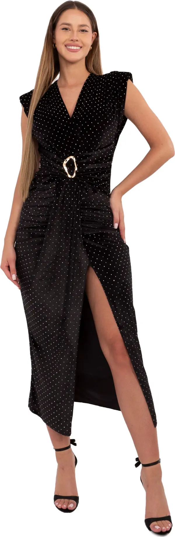 Italy Moda Dress-IT-SK-21171-1.03P-black