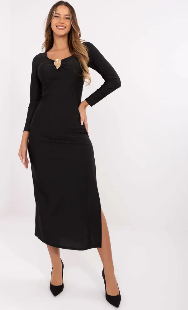 Italy Moda Dress-IT-SK-21619.97-black
