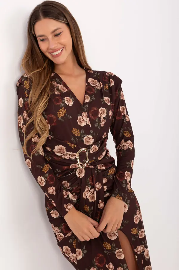 Italy Moda Dress-IT-SK-21625-2.28-brown