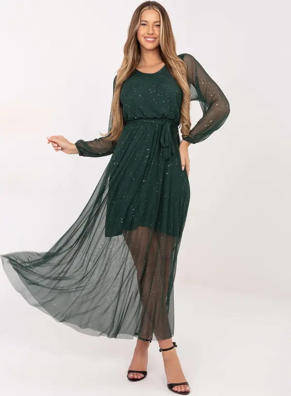 Italy Moda Dress-IT-SK-21807.22-dark green