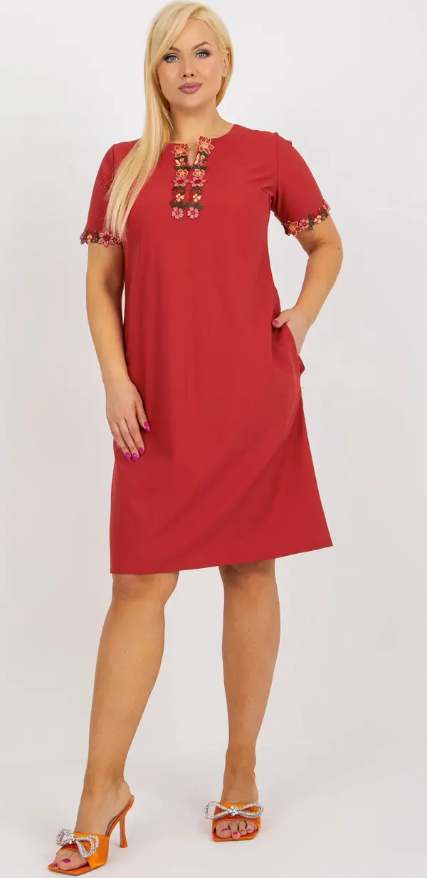 LAKERTA Dress-LK-SK-506309.50-burgundy