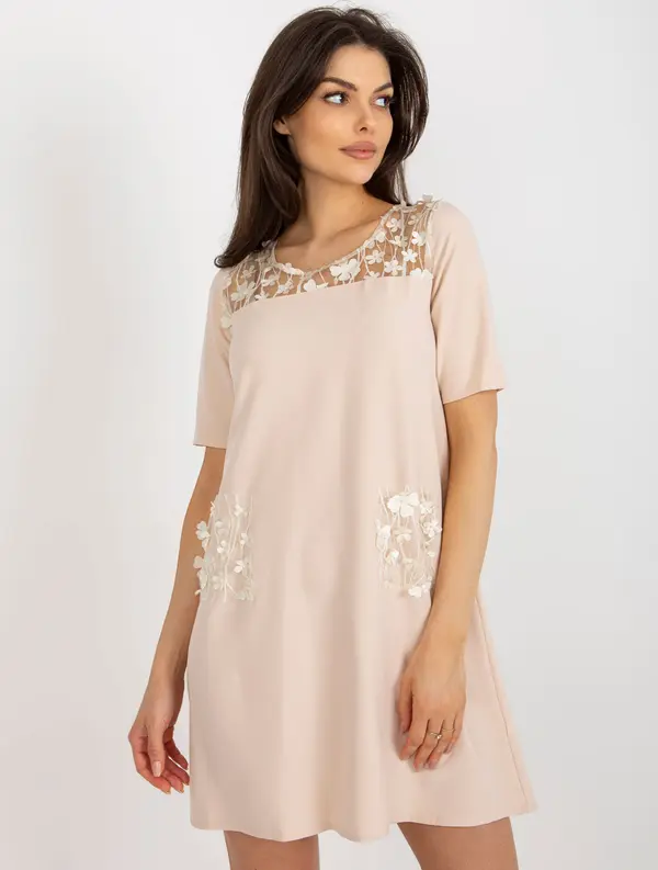 LAKERTA Dress-LK-SK-506735.82-beige