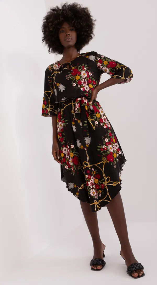 LAKERTA Dress-LK-SK-507510.31P-black-red