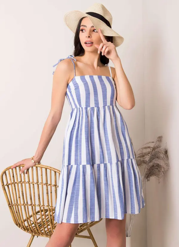 LAKERTA Dress-LK-SK-507684.14-white-blue