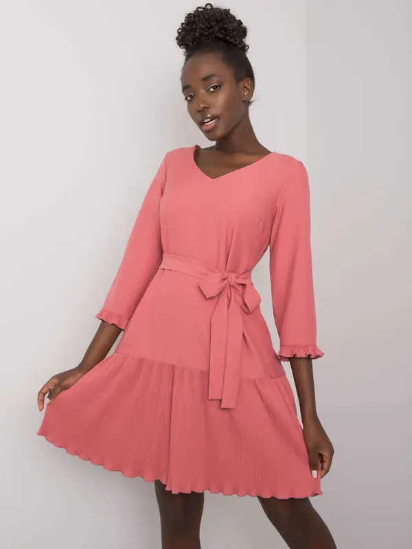 LAKERTA Dress-LK-SK-507733.80P-Dark Pink