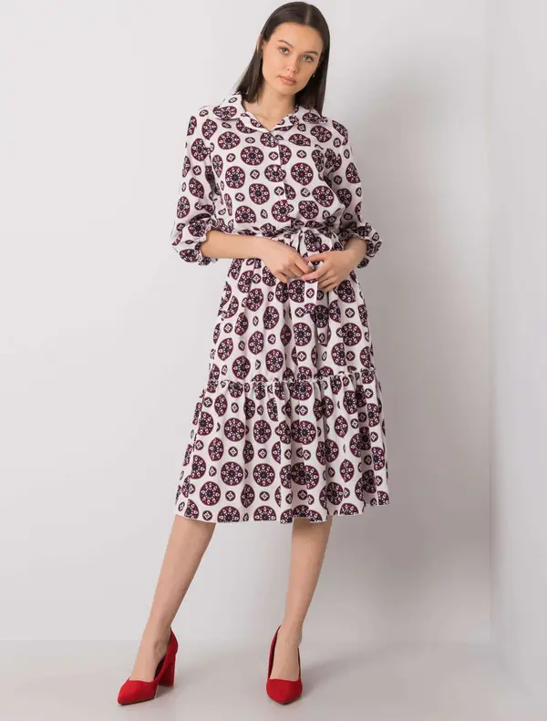 LAKERTA Dress-LK-SK-508525.17-white-red