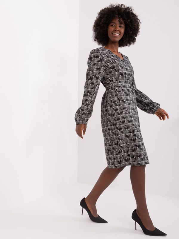 LAKERTA Dress-LK-SK-509474-2.55P-Grey-Black