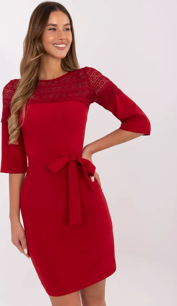 LAKERTA Dress-LK-SK-509980.09-burgundy