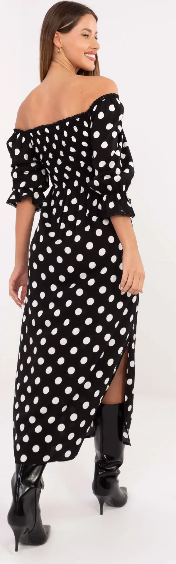 LAKERTA Dress-LK-SK-510095-1.28-black-white