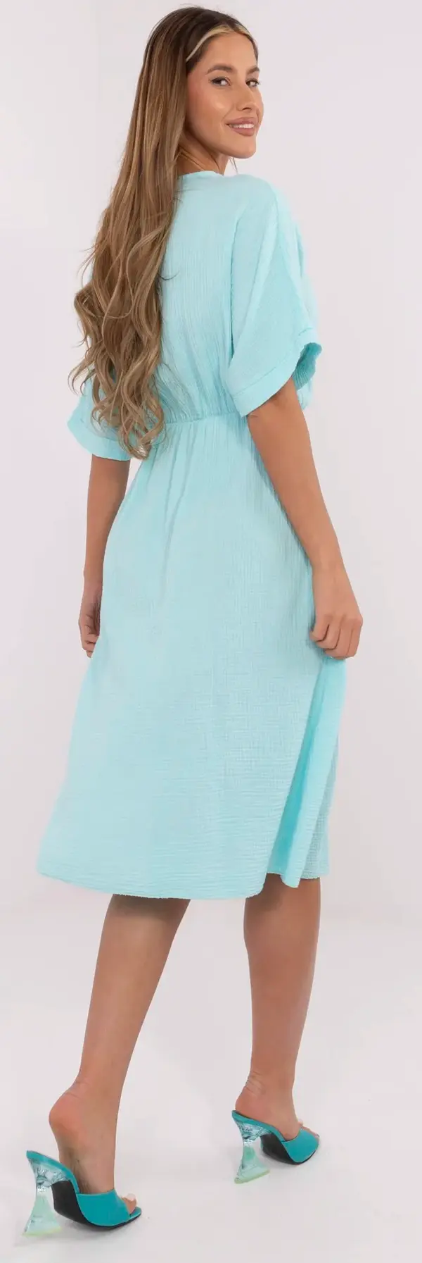 Italy Moda Dress-MI-SK-121008.84-mint