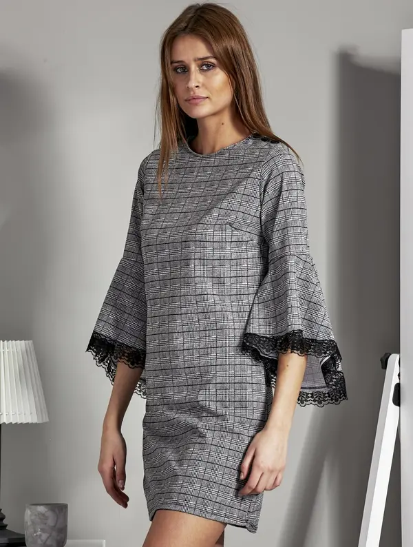 Italy Moda Dress-MI-SK-17331.91-black-white