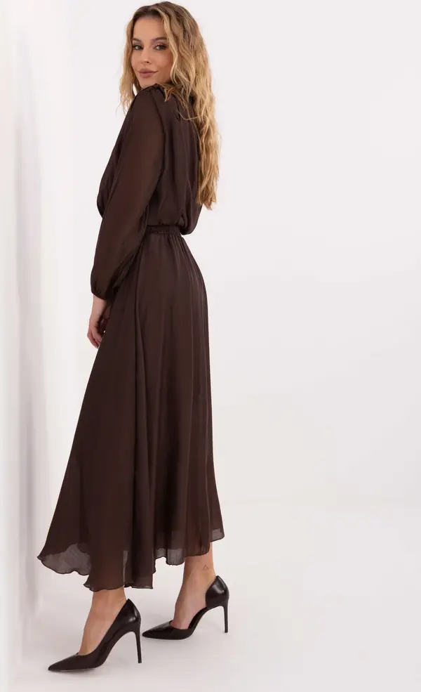 RUE PARIS Dress-MI-SK-27580.02-dark brown