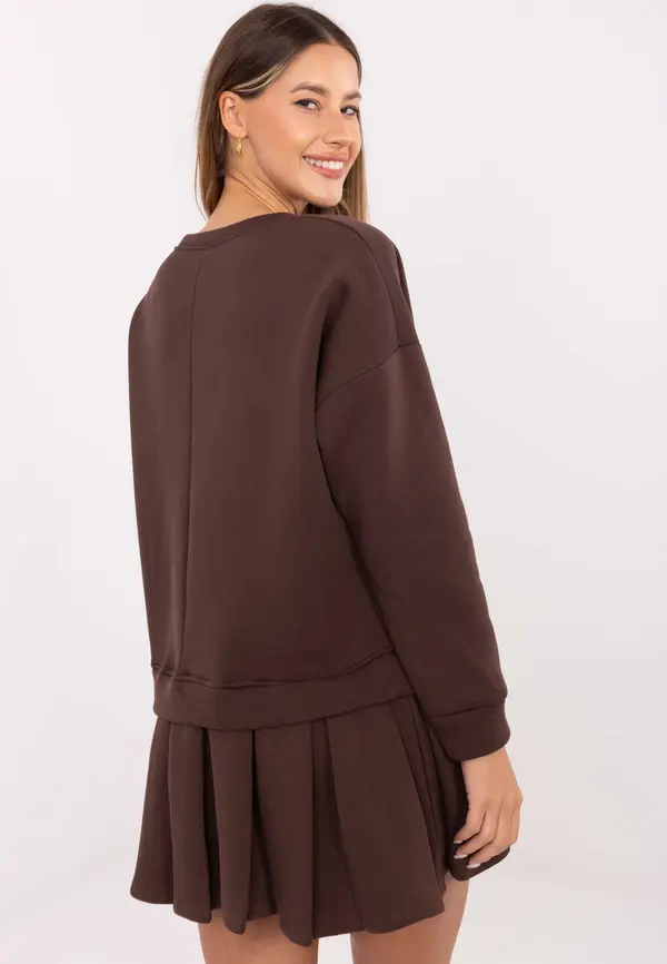 RUE PARIS Dress-MI-SK-3249.98-dark brown