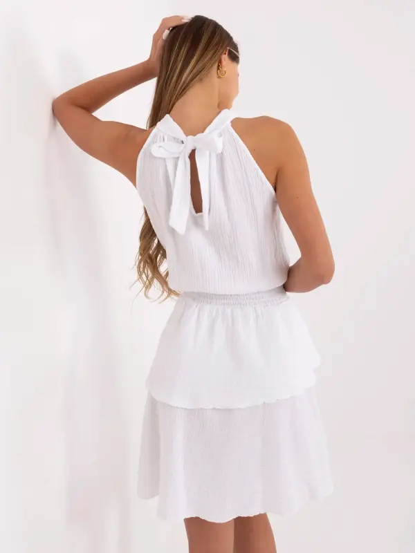 Italy Moda Dress-MI-SK-92166.71P-white